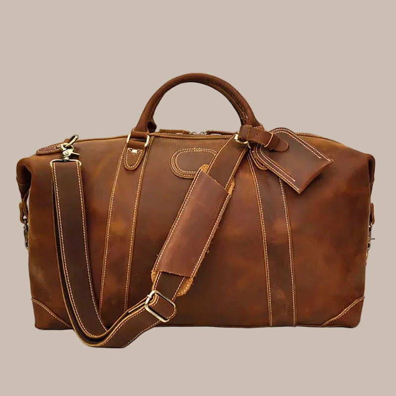 Big Capacity Leather Duffle
