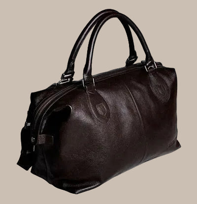 Large Leather Travel Bag