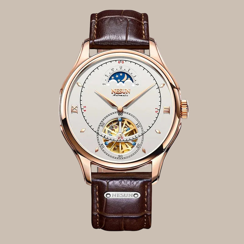 Luxury Skeleton Sapphire Watch