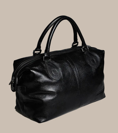 Large Leather Travel Bag