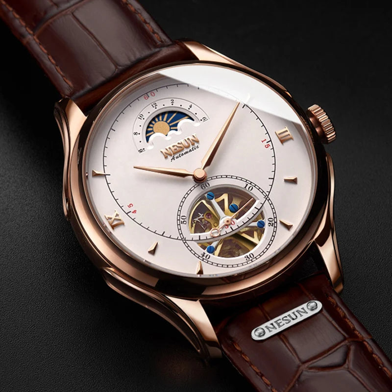 Luxury Skeleton Sapphire Watch