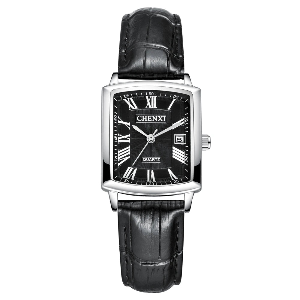 Leather Strap Quartz Watch