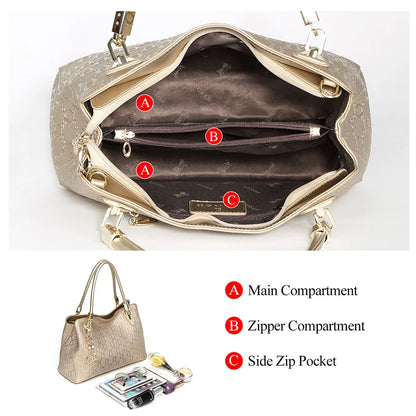 Split Leather Shoulder Bag