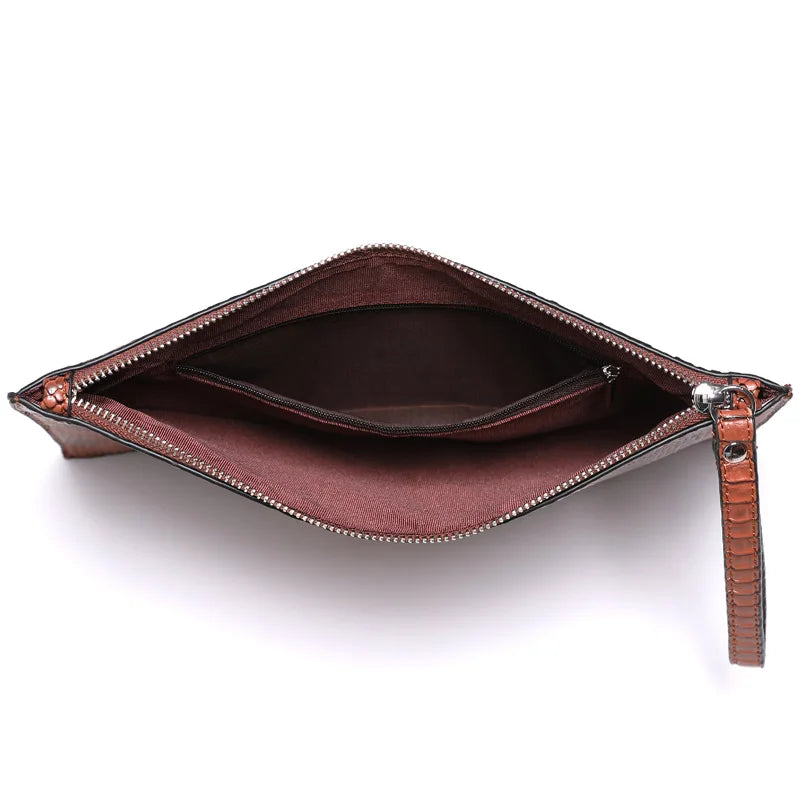 Python Pattern Clutch Bag