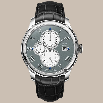 50M Waterproof Leather Watch