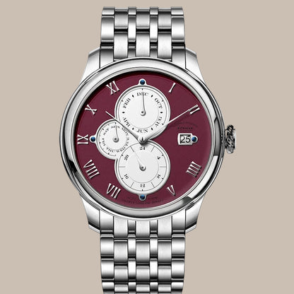 50M Waterproof Leather Watch