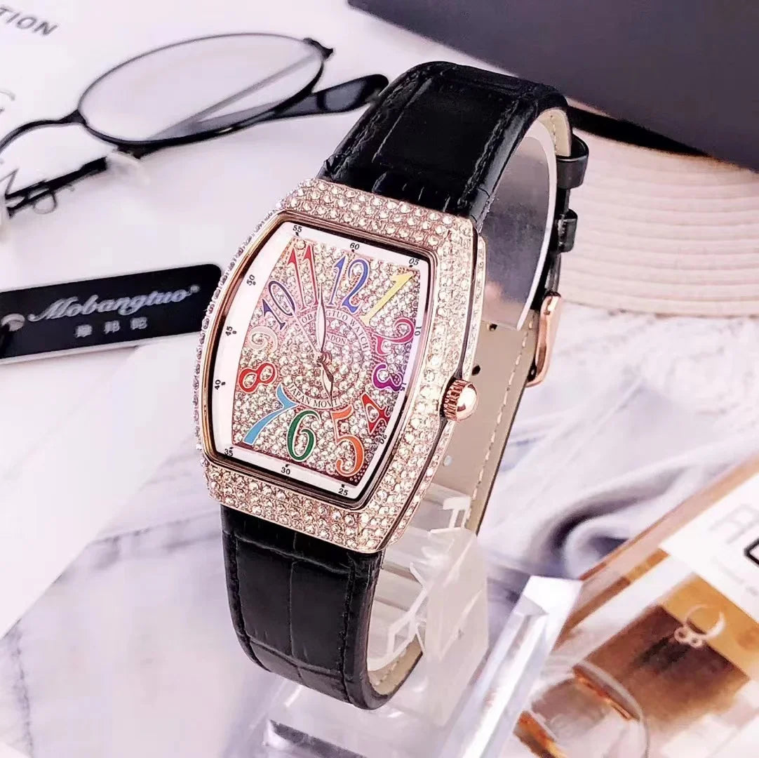 Tonneau Oval Diamond Dial