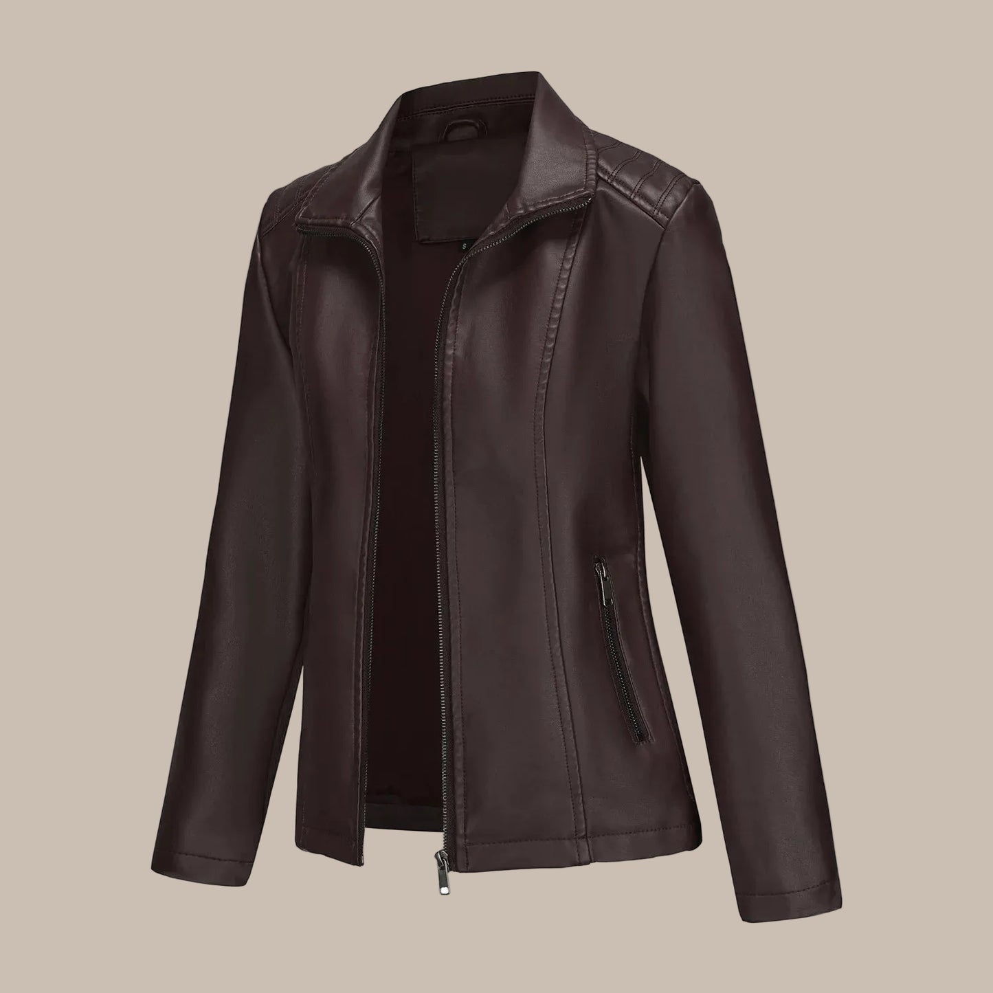 Women’s Brown Leather Jacket