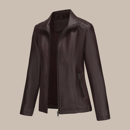 Women’s Brown Leather Jacket