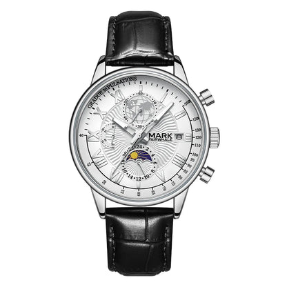 Genuine Leather Strap Watch