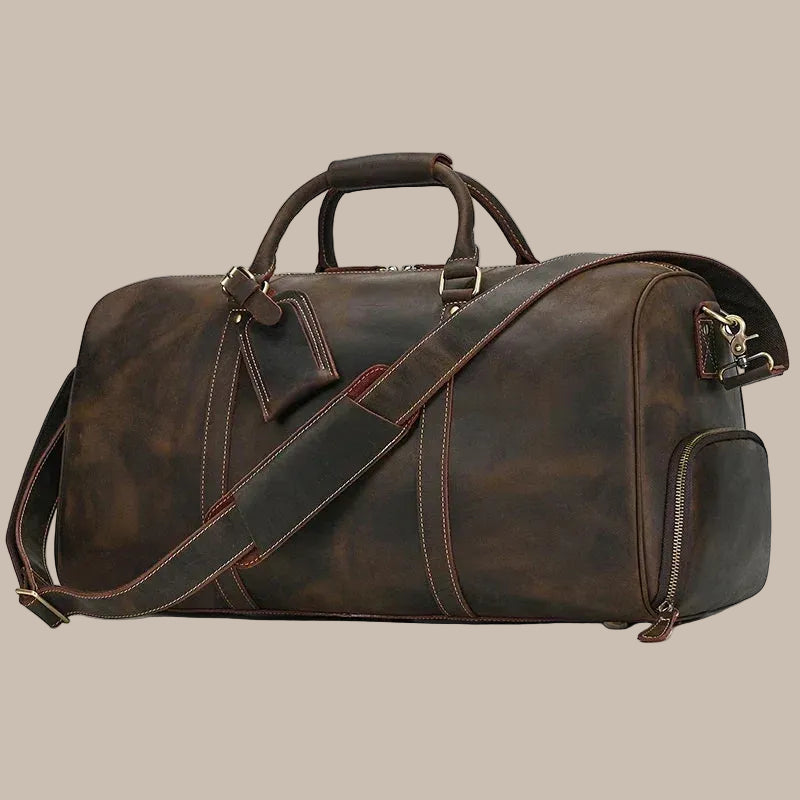 Unisex Carry-On Leather Bag