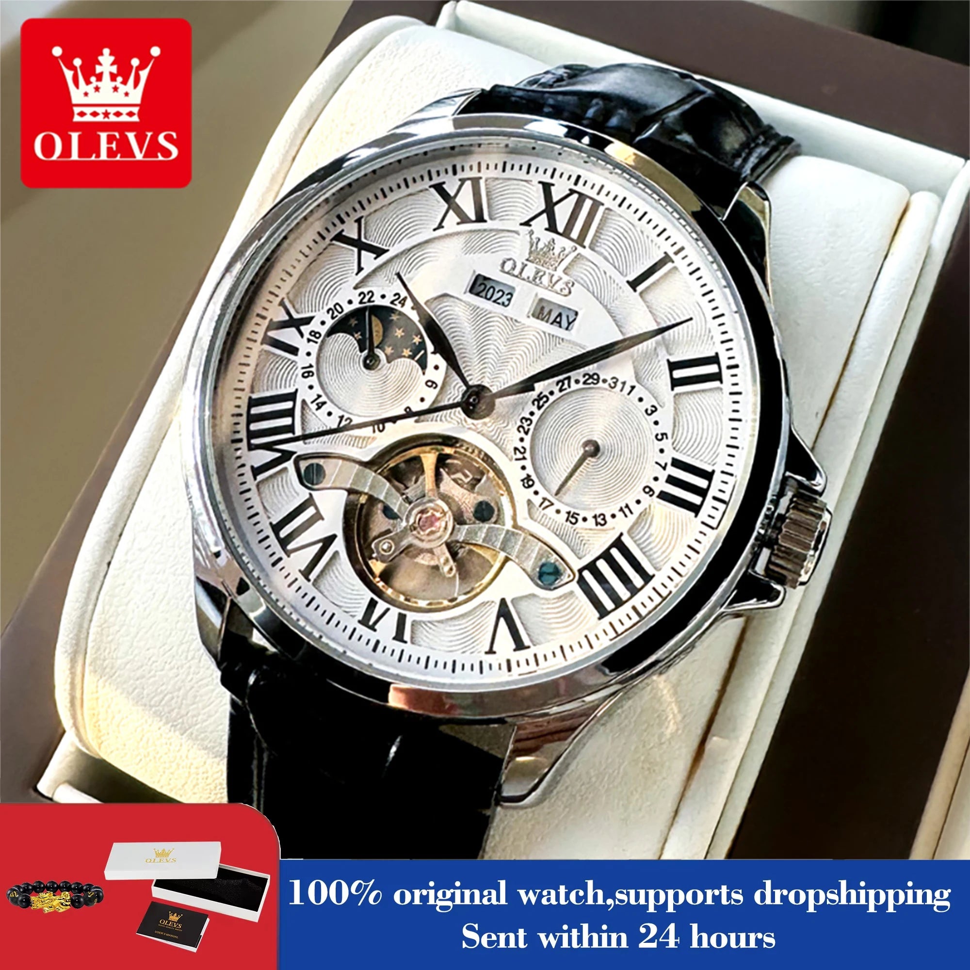 Automatic Hollow Hand Clock