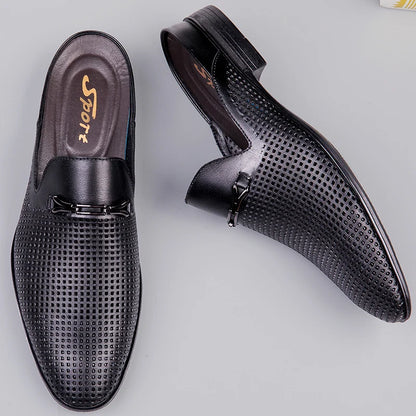 Men’s Leather Slip-On Flats