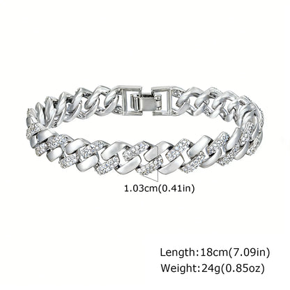 14K Gold Chunky Paperclip Chain Bracelet