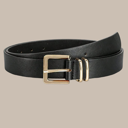 Women's Wide Adjustable PU Belt