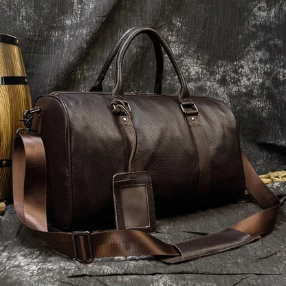 Unisex Carry-On Leather Bag
