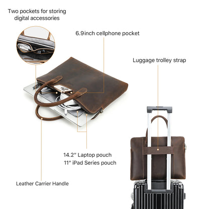 Leather Handbag for Men
