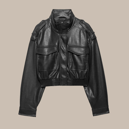 Women’s PU Leather Jacket