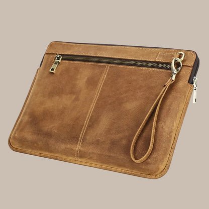 Luxury Crazy Horse Laptop Bag