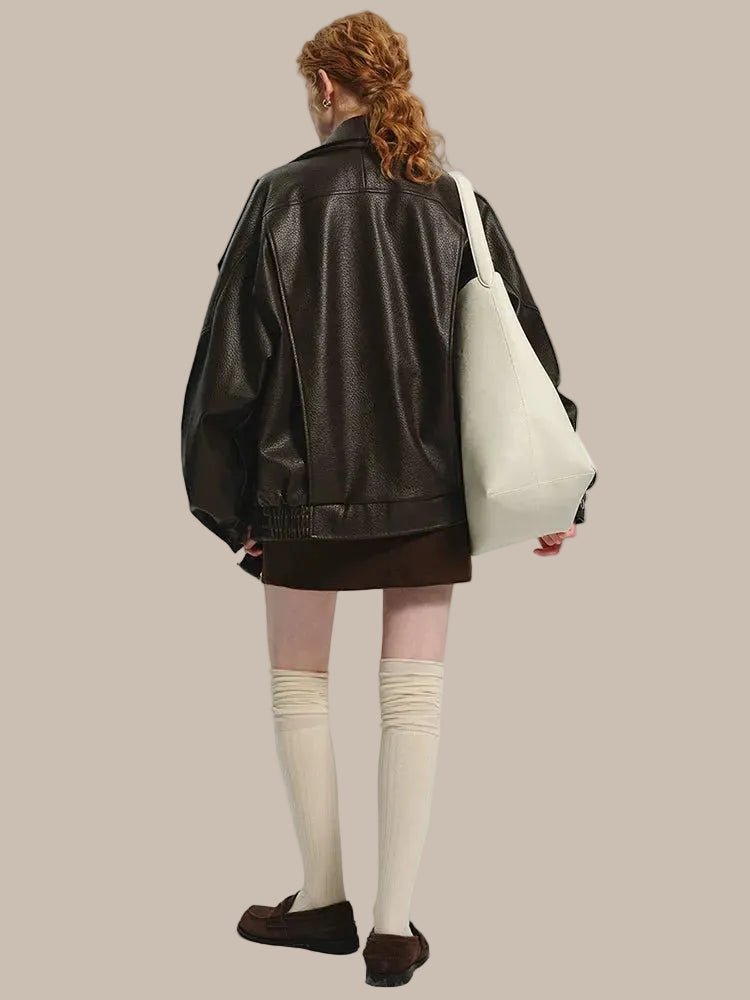 Classic Retro Leather Jacket