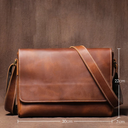 Men’s Leather Shoulder Bag