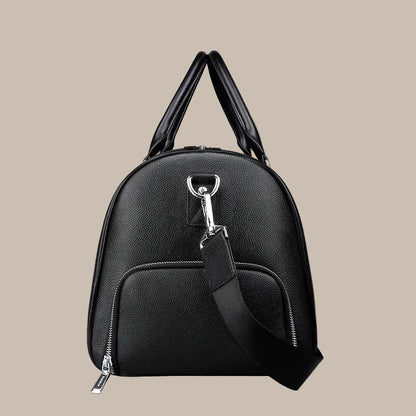 Stylish Leather Weekend Bag