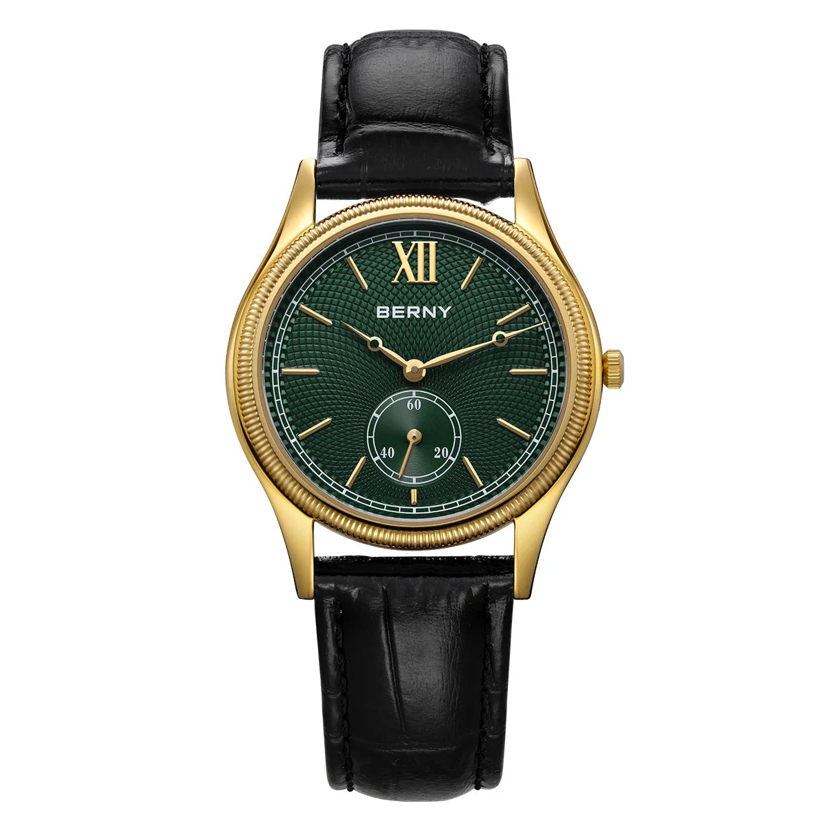 Classic Leather Strap Watch