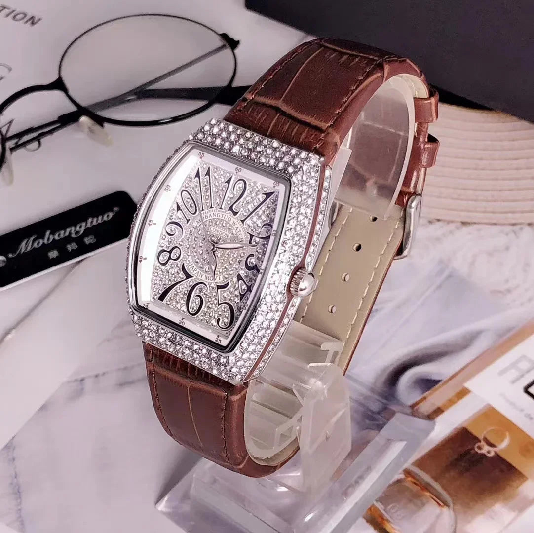 Tonneau Oval Diamond Dial