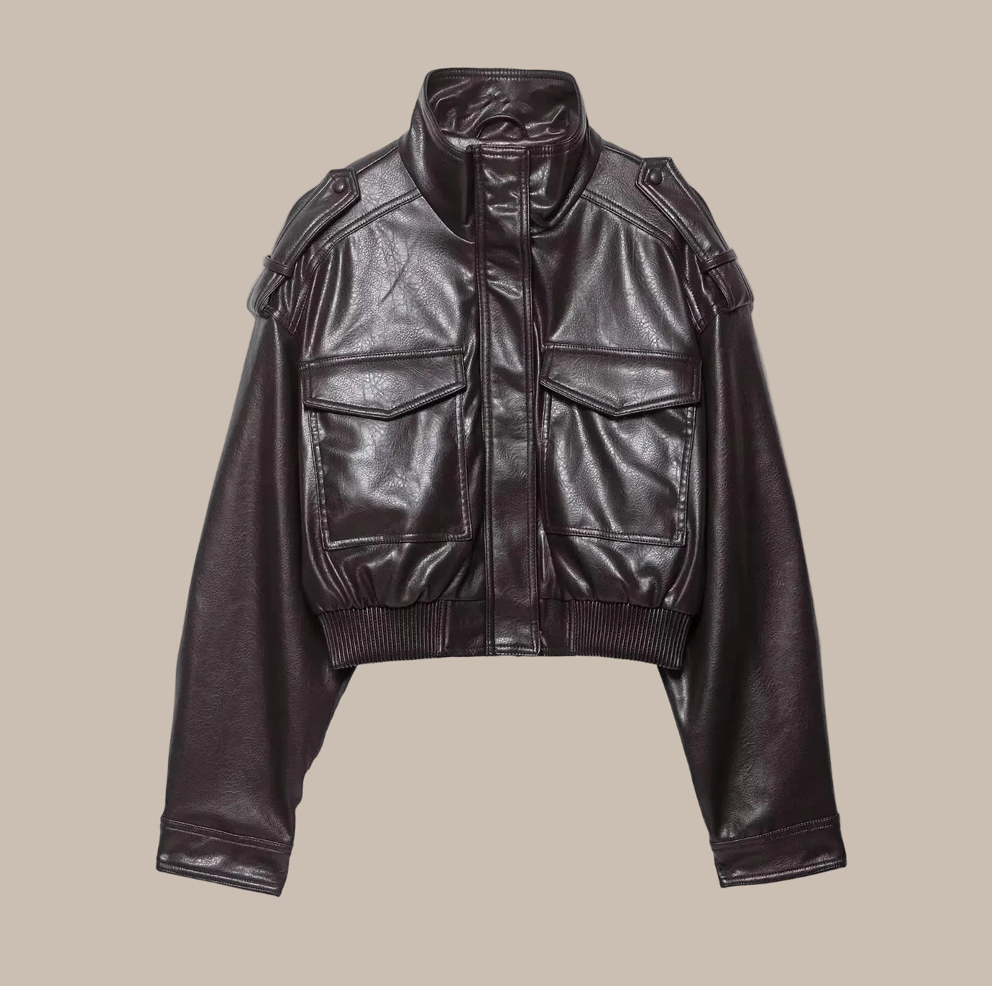 Women’s PU Leather Jacket