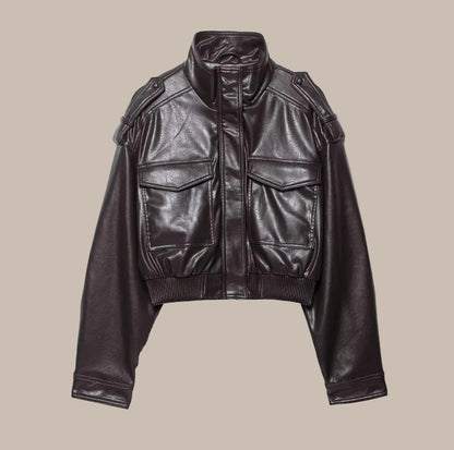 Women’s PU Leather Jacket