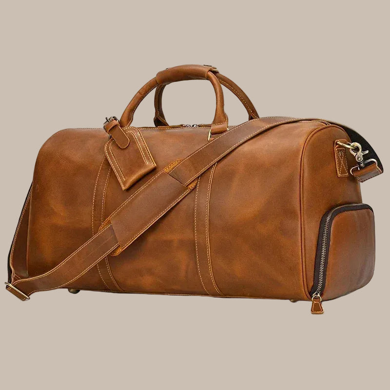 Unisex Carry-On Leather Bag