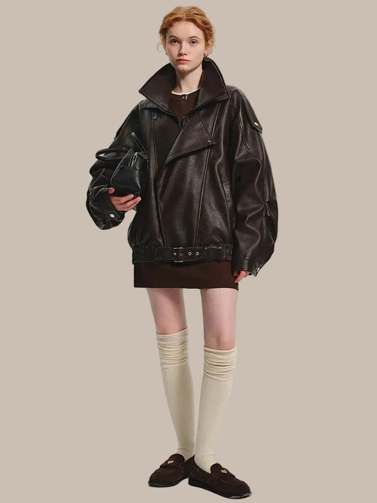 Classic Retro Leather Jacket