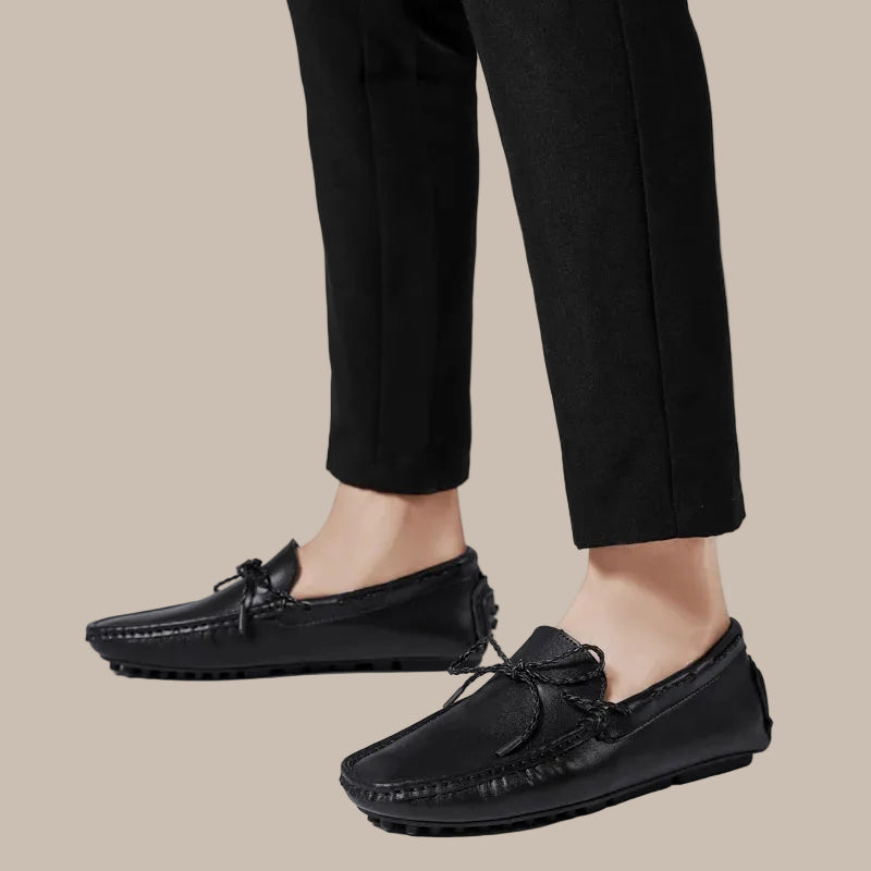 Croc Leather Loafers