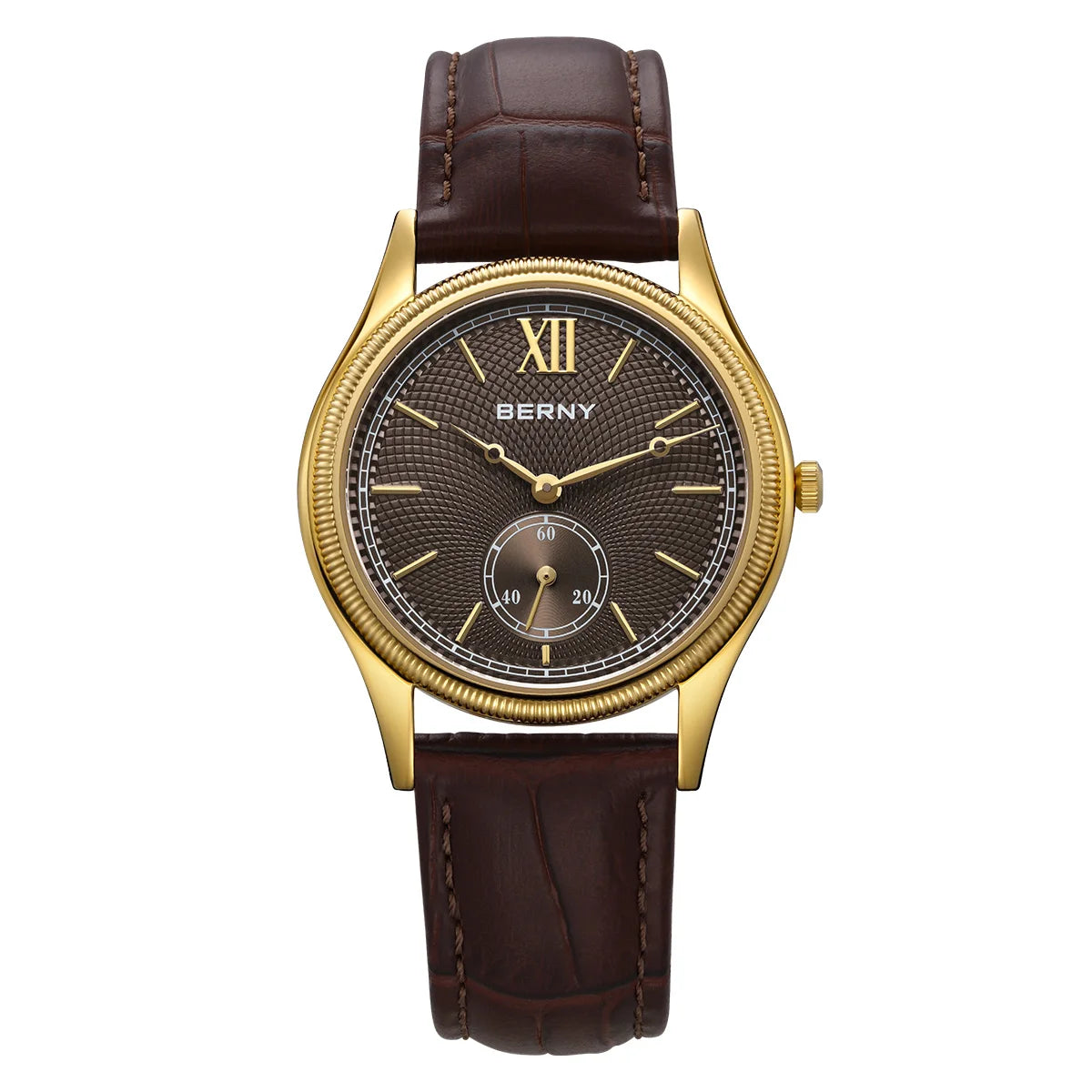 Classic Leather Strap Watch