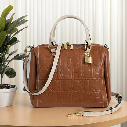 PU Material Lock Design Bag