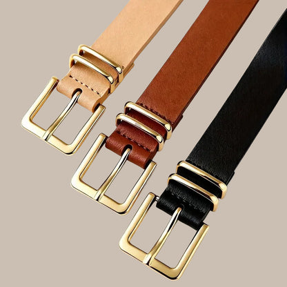 Women's Wide Adjustable PU Belt