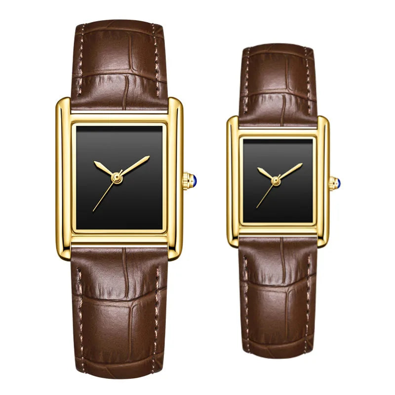 Elegant Leather Strap Watches