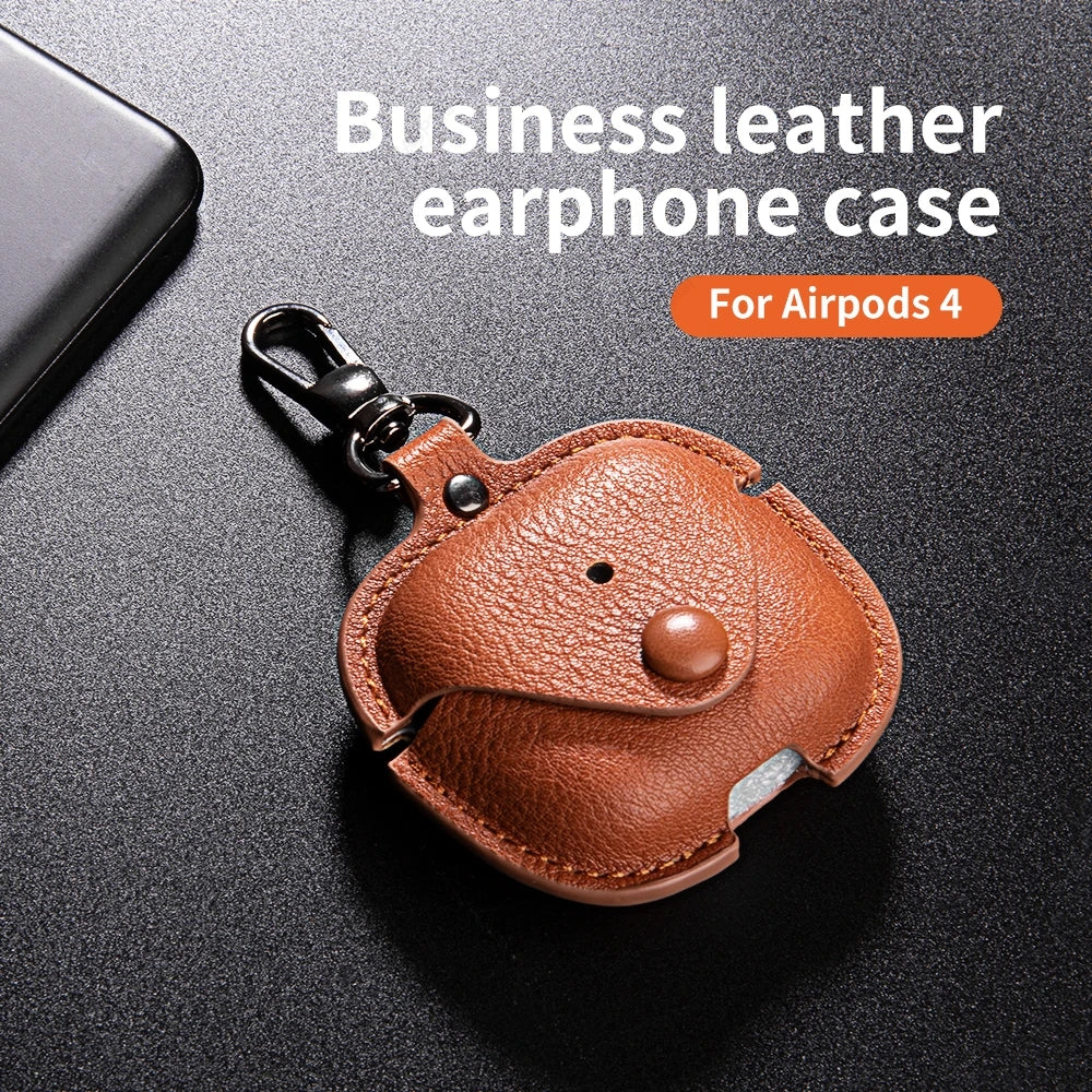 Retro Leather AirPods Case