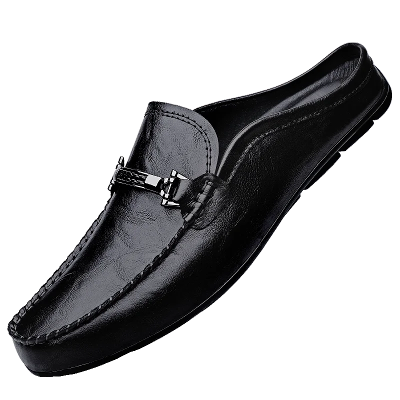 Men’s Metal Buckle Loafers