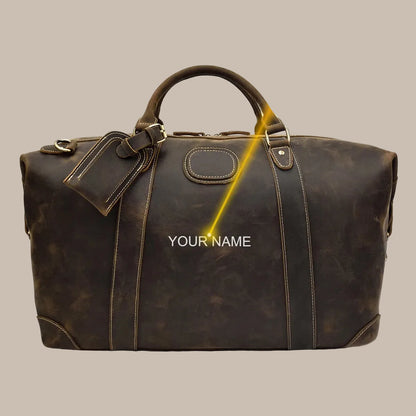 Big Capacity Leather Duffle