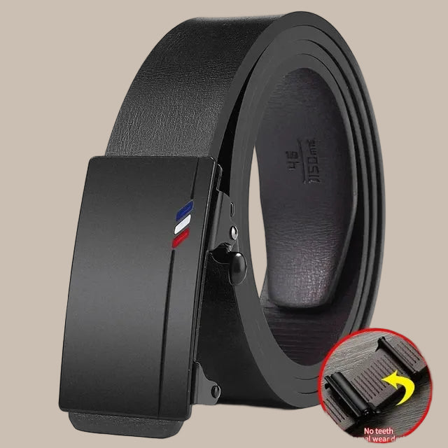 Unisex Split Leather Belt: