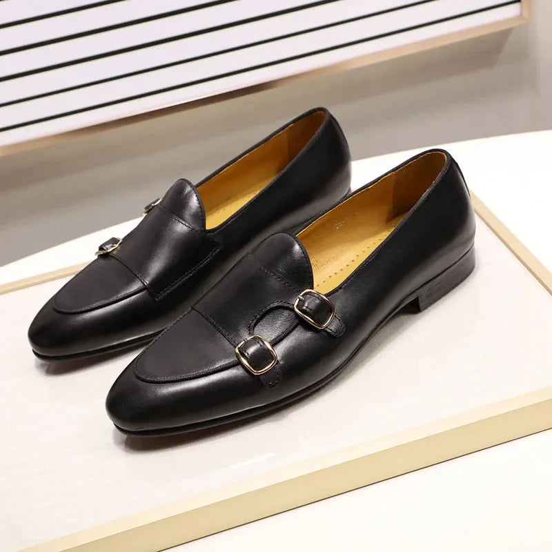 Genuine Leather Party Loafers