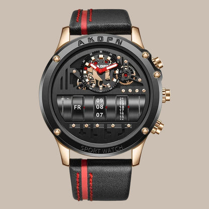 Men's Skeleton Quartz Watch