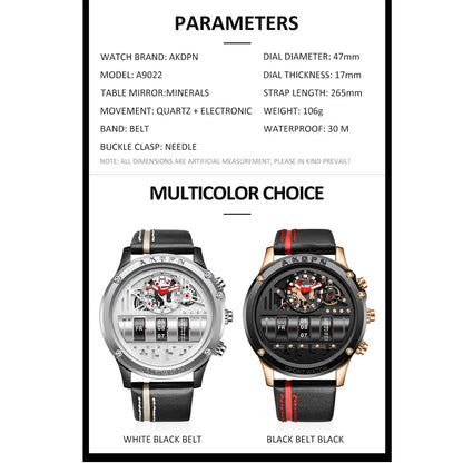 Men's Skeleton Quartz Watch