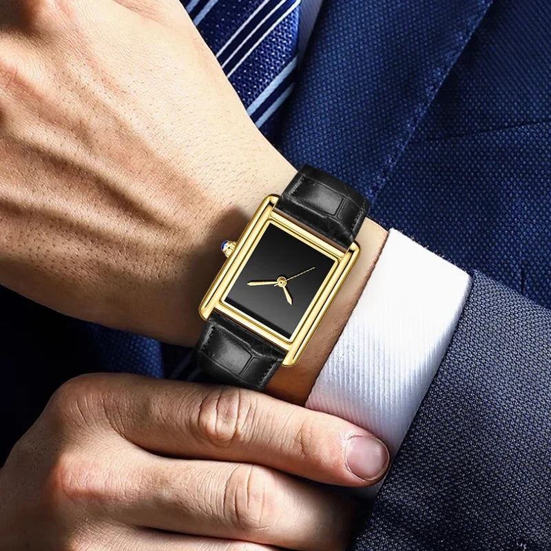 Elegant Leather Strap Watches
