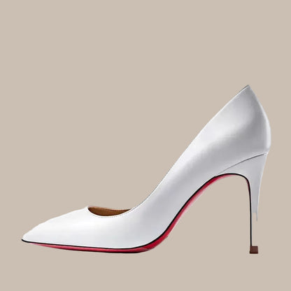 Plus Size Red Pointed Pumps