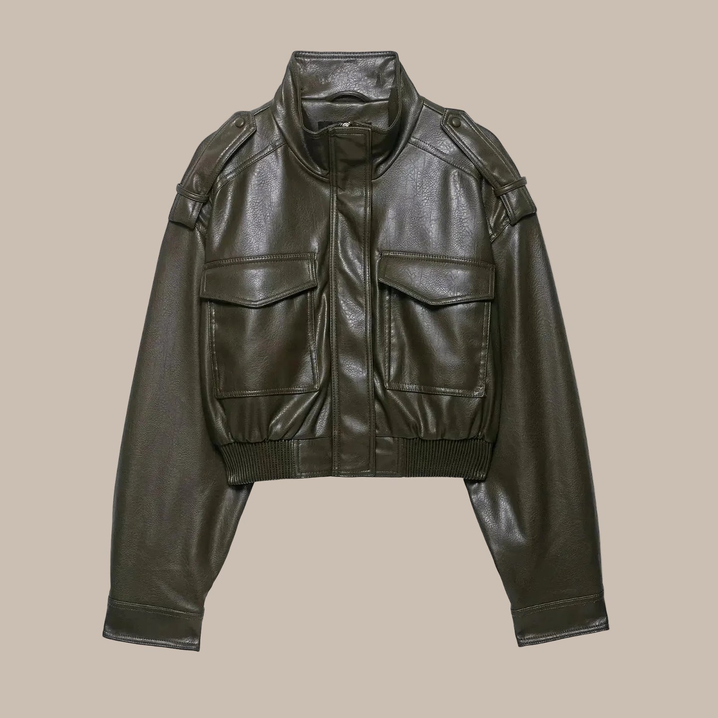 Women’s PU Leather Jacket