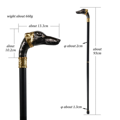 Doberman Black Gold Cane