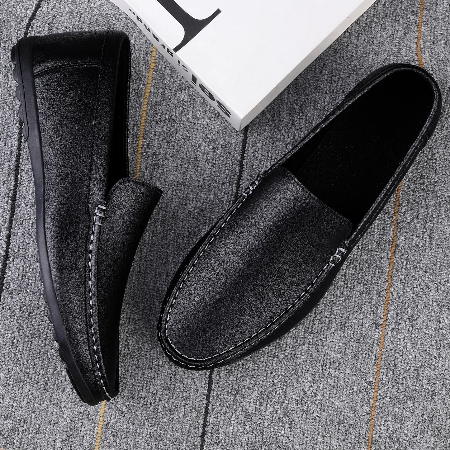 Mans leather comfortable shoes