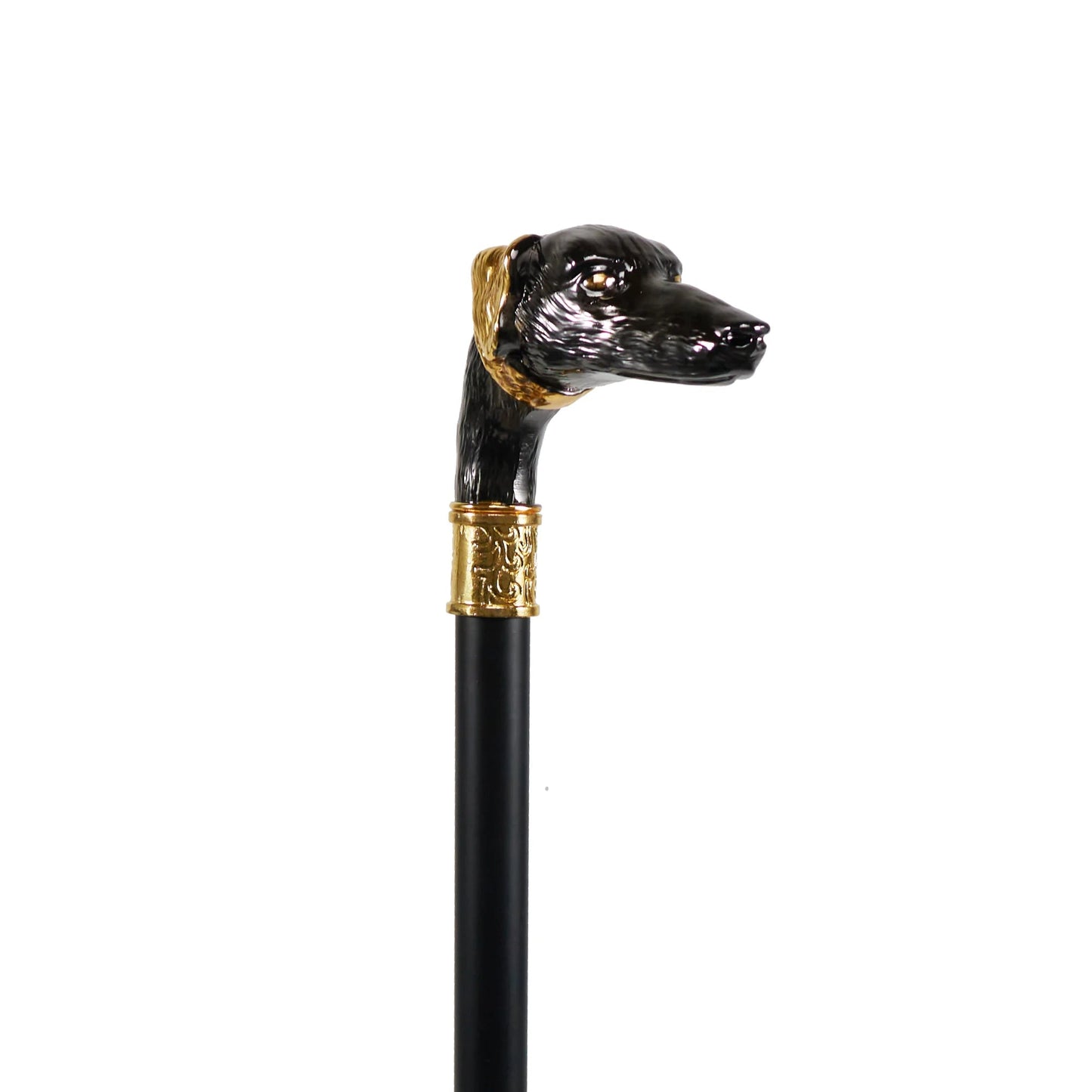Doberman Black Gold Cane